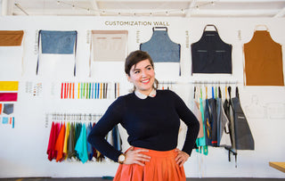 Shake Up the Industry :: Meet Ellen Bennett, the Woman Running the Hedley & Bennett Apron Empire