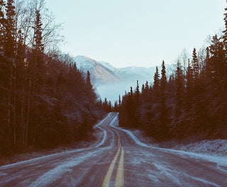 Strohl'n Through Alaska During The Few Hours Of Winter Light