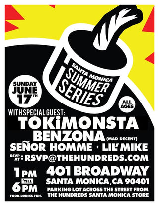 THE HUNDREDS SANTA MONICA SUMMER SERIES : TOKiMONSTA