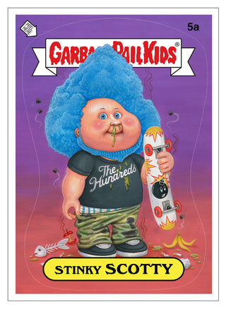 THE HUNDREDS + TOPPS + GARBAGE PAIL KIDS : STINKY SCOTTY