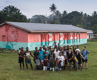 WHAT HAPPENS WHEN STREET ART MEETS A TINY VILLAGE IN VANUATU