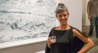 Opening Night :: Zaria Forman's "SLIP" at Winston Wächter Fine Art, New York