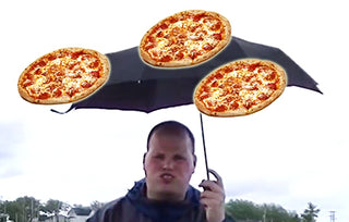 RAINING PIZZAS