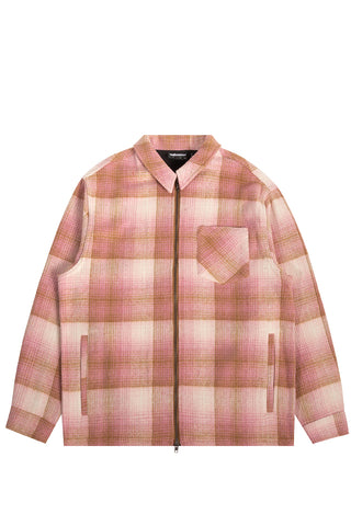 Don Plaid Zip-Up