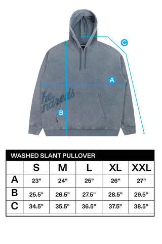 Washed Slant Pullover